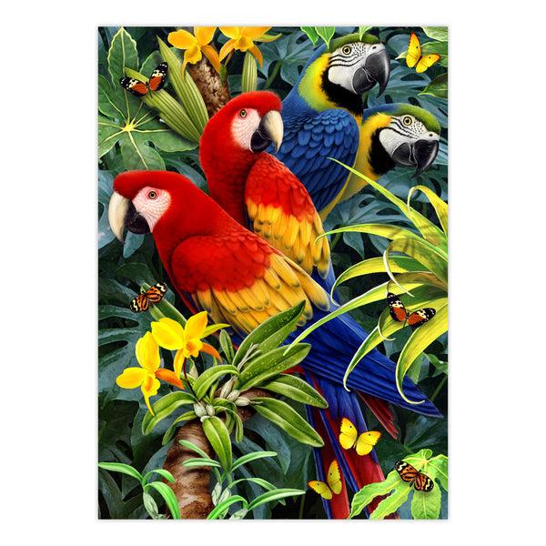 Royal And Langnickel PJS83 | Painting By Numbers™ 10pc 8.75" X 11.375" Majestic Macaws Painting Project