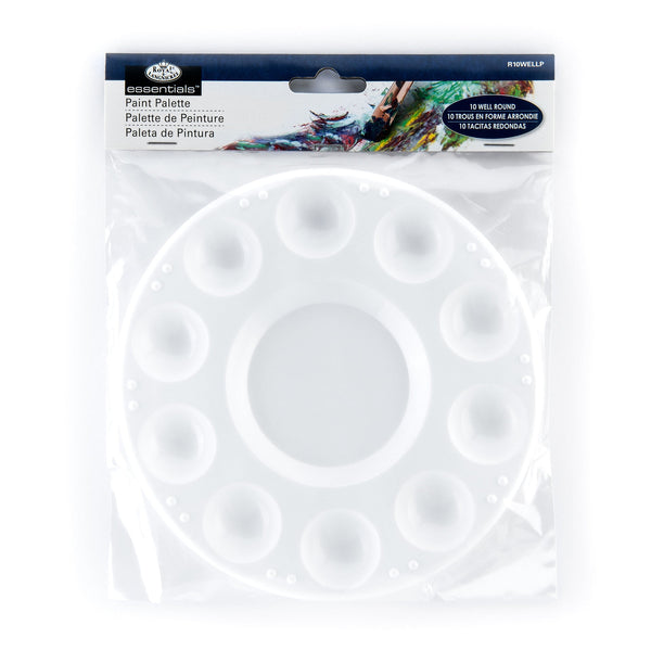 royal and langnickel R10WELLP | Essentials™ Round Plastic 10-Well Palette