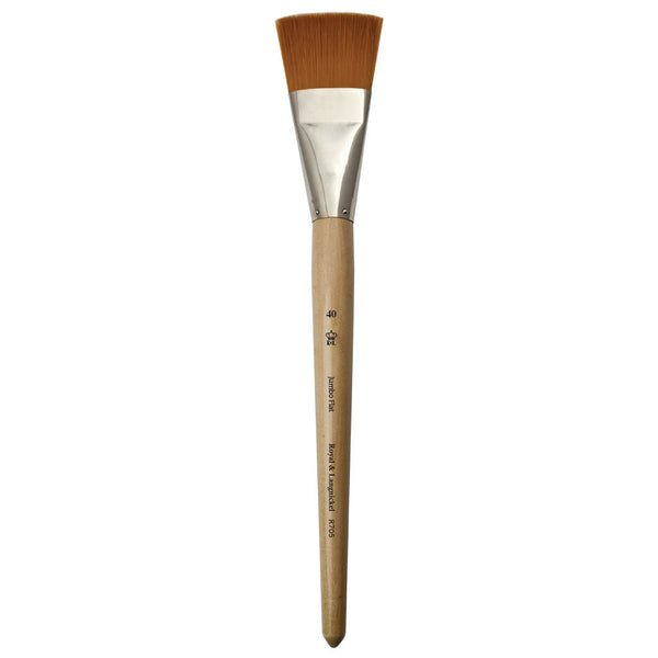 Royal And Langnickel R705 Series | Jumbo™ Golden Taklon Flat Brush
