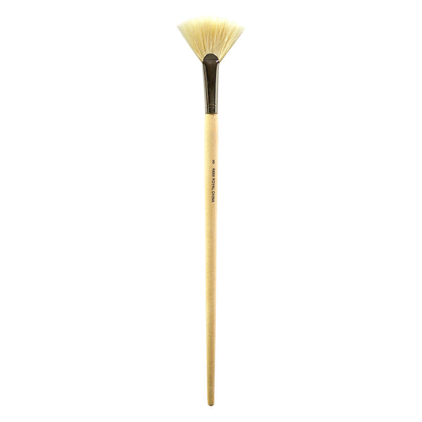 Royal And Langnickel R888 Series | Royal Economy Long Handle White Bristle Fan Brush
