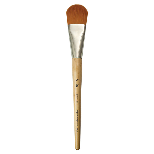 royal and langnickel R905 Series | Jumbo™ Golden Taklon Filbert Brush
