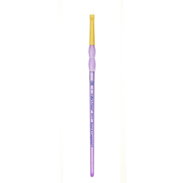 Royal And Langnickel R9179 Series | Crafter’s Choice™ White Taklon Filbert Brush