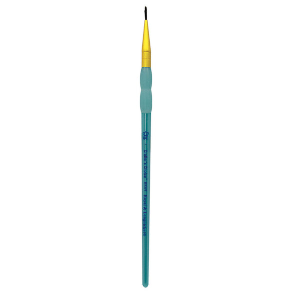 royal and langnickel R9597 Series | Crafter's Choice™ Black Taklon Liner Brush