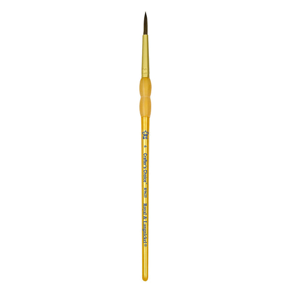 Royal And Langnickel R9625 Series | Crafter’s Choice™ Synthetic Camel Round Brush