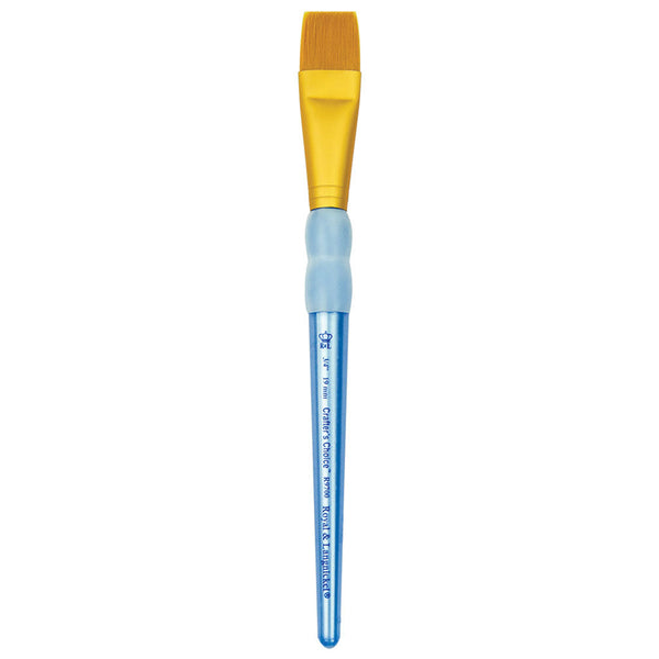 Royal And Langnickel R9700 Series | Crafter’s Choice™ Golden Taklon Wash Brush