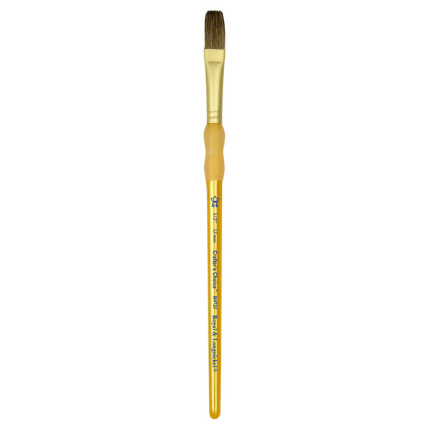 Royal And Langnickel R9725 Series | Crafter’s Choice™ Synthetic Camel Flat Brush