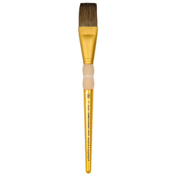 Royal And Langnickel R9725 Series | Crafter’s Choice™ Synthetic Camel Flat Brush