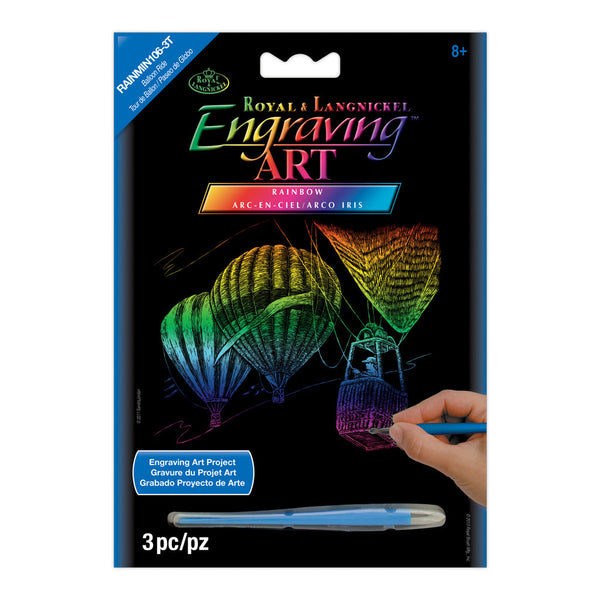 Royal And Langnickel RAINMIN Series | Engraving Art™ 5" X 7" Rainbow Foil Projects