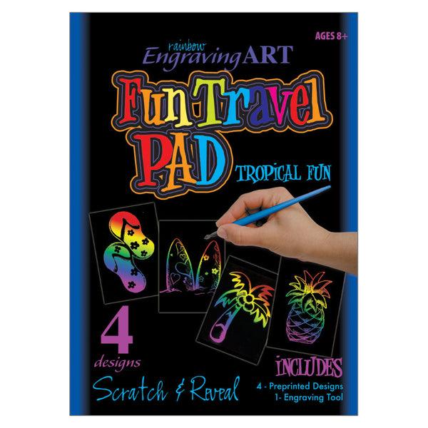 royal and langnickel RAINPAD-101 | Engraving Art™ Tropical Fun Fun Travel Pad