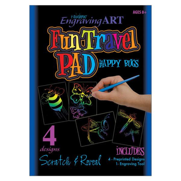 royal and langnickel RAINPAD-104 | Engraving Art™ Happy Bugs Fun Travel Pad