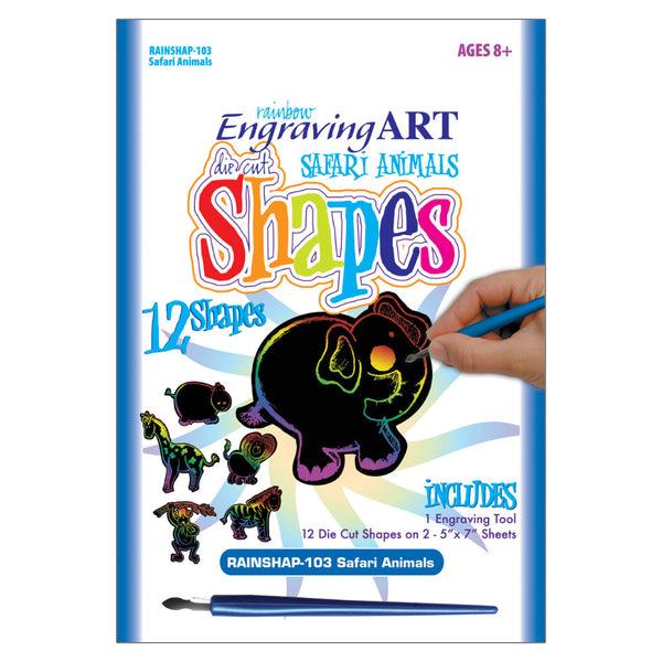 royal and langnickel RAINSHAP-103 | Engraving Art™ Safari Animals Shapes