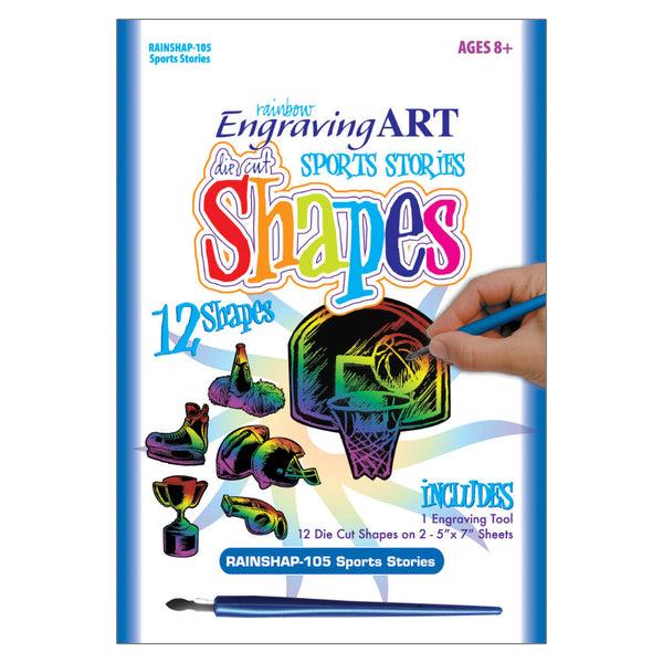 royal and langnickel RAINSHAP-105 | Engraving Art™ Sports Stories Shapes