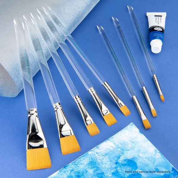 Royal And Langnickel RAQUA-303 | Aqualon™ 8pc Shader & Wash Brush Set