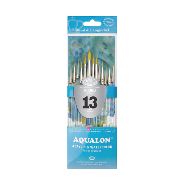 royal and langnickel RAQUA-304 | Aqualon™ 13pc Round Brush Set