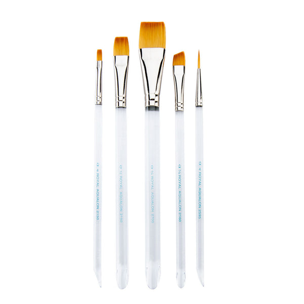 Royal And Langnickel RAQUA-5 | Aqualon™ 5pc Variety Brush Set
