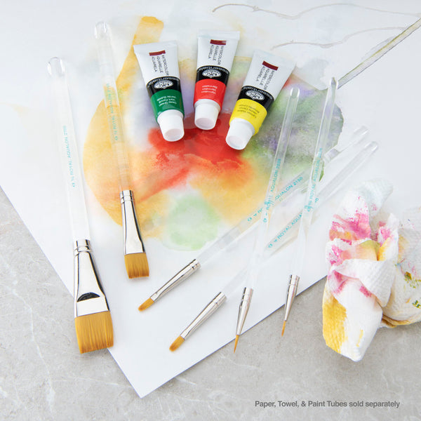 Royal And Langnickel RAQUA-DEC | Aqualon™ 6pc Decorative Painting Brush Set