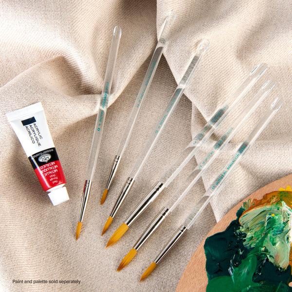 Royal And Langnickel RAQUA-ROUNDS | Aqualon™ 6pc Round Brush Set