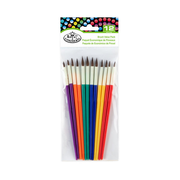 royal and langnickel RART-112 | Craft Brush Value Pack - 12pc