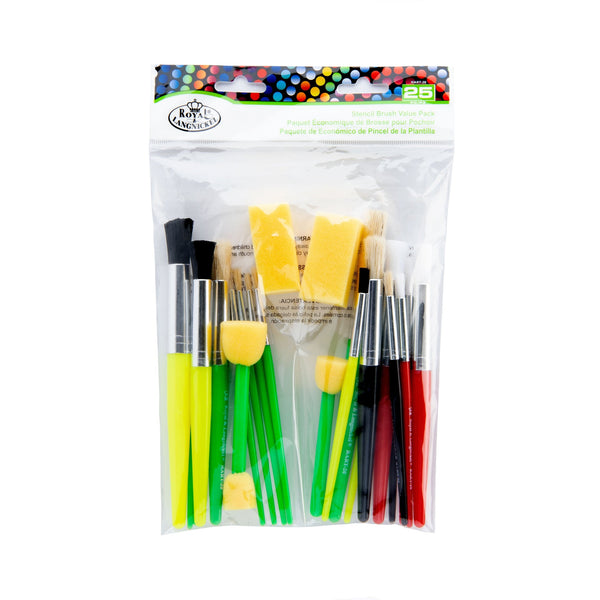 royal and langnickel RART-20 | Stencil Brush Set - 25pc