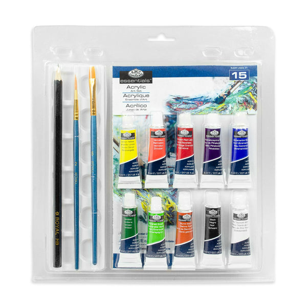 royal and langnickel RART-2004 | Essentials™ 15pc Acrylic Painting Art Set