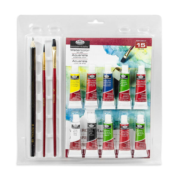 royal and langnickel RART-2005 | Essentials™ 15pc Watercolor Painting Art Set
