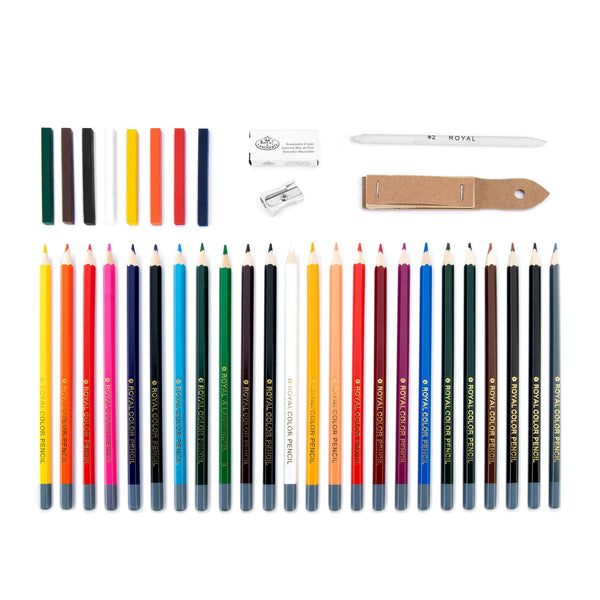 Royal And Langnickel RART-201 | Colour Pencil Drawing Set - 36pc