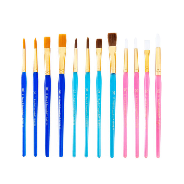 Royal And Langnickel RART-22 | Assorted Brush Value Pack - 12pc