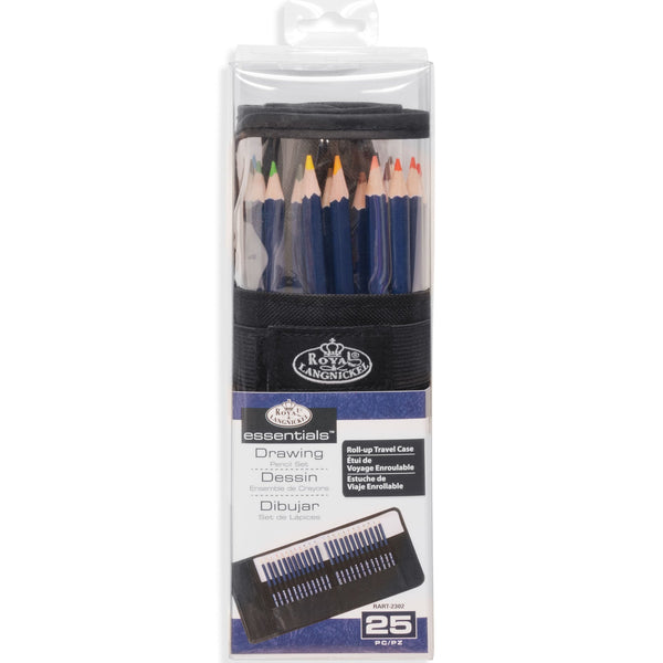 royal and langnickel RART-2302 | Essentials™ 25pc Drawing Pencil Set with Case