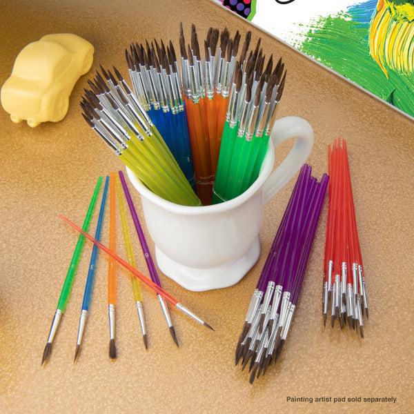 Royal And Langnickel RCAN-1 | Natural Round Brushes - 144pc