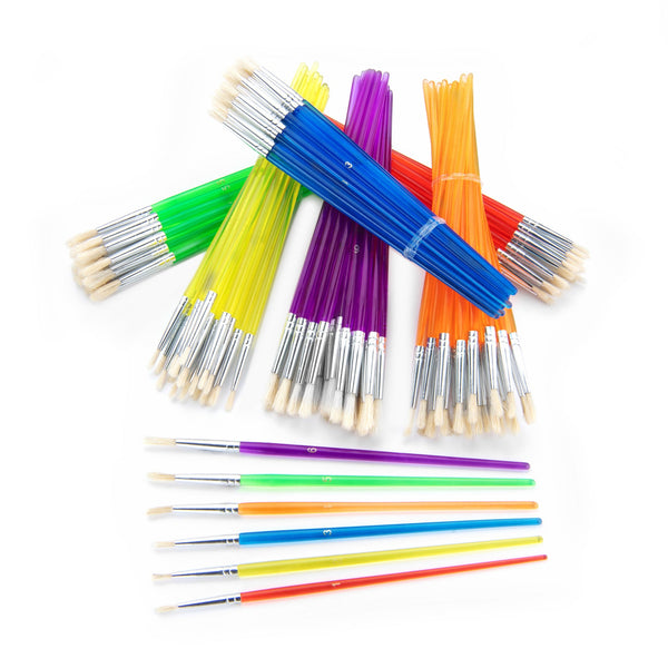 Royal And Langnickel RCAN-3 | Bristle Round Brushes - 144pc