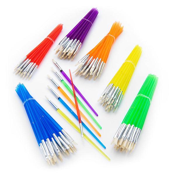 Royal And Langnickel RCAN-4 | Bristle Flat Brushes - 144pc