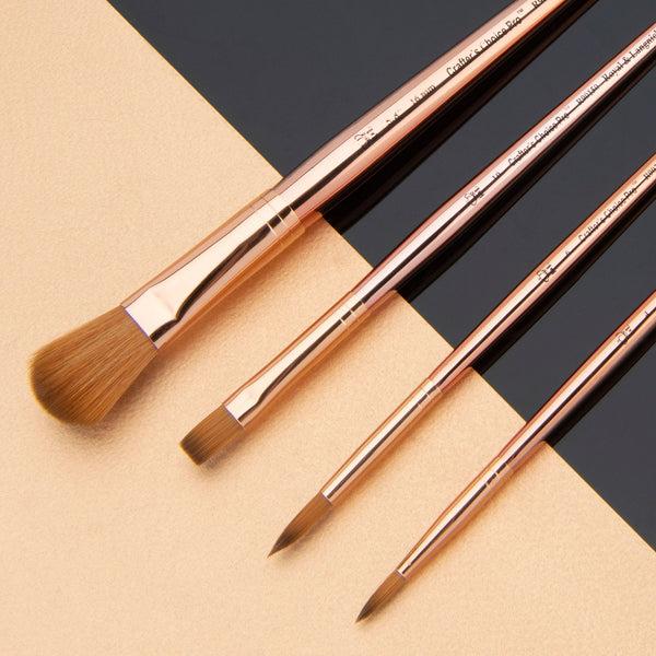 Royal And Langnickel RCC PRO108-ZP | Crafter's Choice™ Pro 4pc Synthetic Sable Variety Brush Set