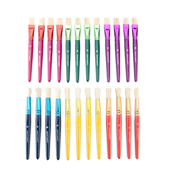 Royal And Langnickel RCVP-107 | 24pc Chubby Early Learning Brush Classroom Value Pack