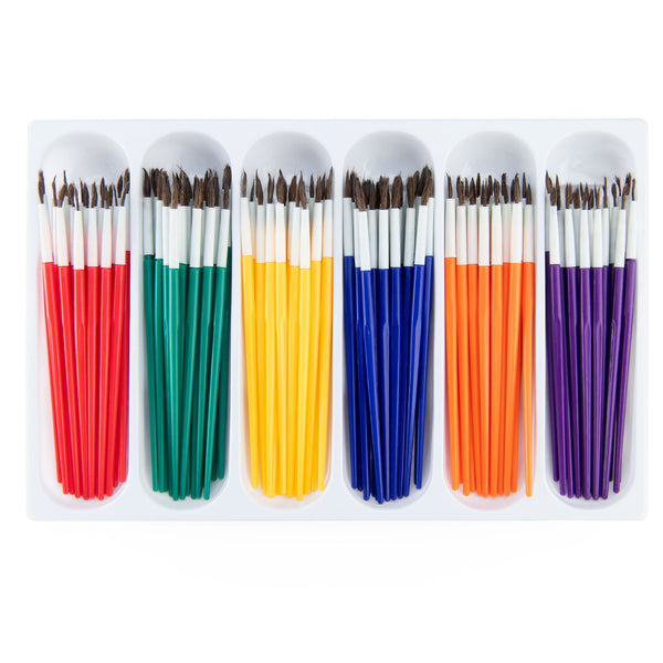 Royal And Langnickel RCVP-108 | 144pc Soft Natural Hair Brush Classroom Value Pack