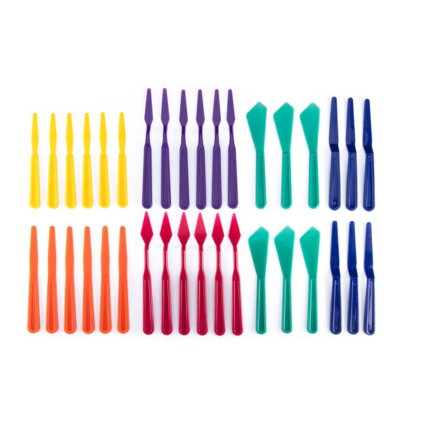 Royal And Langnickel RCVP-109 | 36pc Plastic Palette Knife Classroom Value Pack