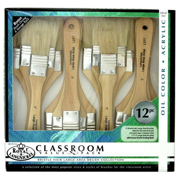 royal and langnickel RCVP-114 | 12pc Bristle Hair Large Area Brush Set royal and langnickel RCVP-114 | 12pc Bristle Hair Large Area Brush Set