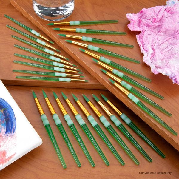 Royal And Langnickel RCVP-BK202 | Big Kid's Choice™ 24pc Taklon Round Brush Classroom Value Pack