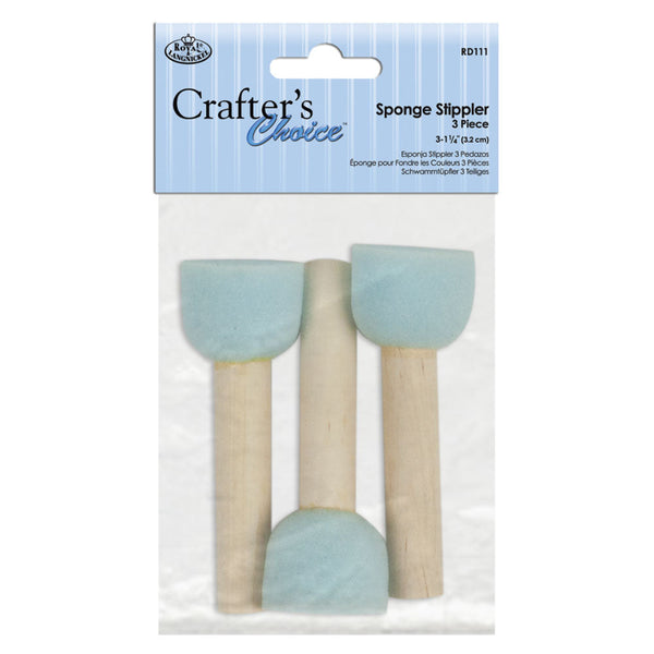 royal and langnickel RD111 | Crafter's Choice™ 3pc 1.25" Sponge Stippler Set