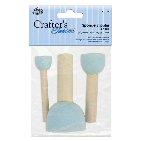 royal and langnickel RD114 | Crafter's Choice™ 3pc Sponge Stippler Set