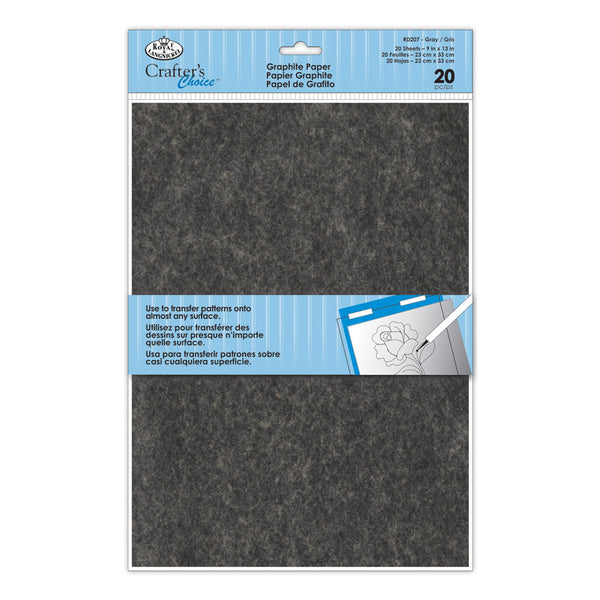 royal and langnickel RD207 | Gray Graphite Paper - 20 Sheets