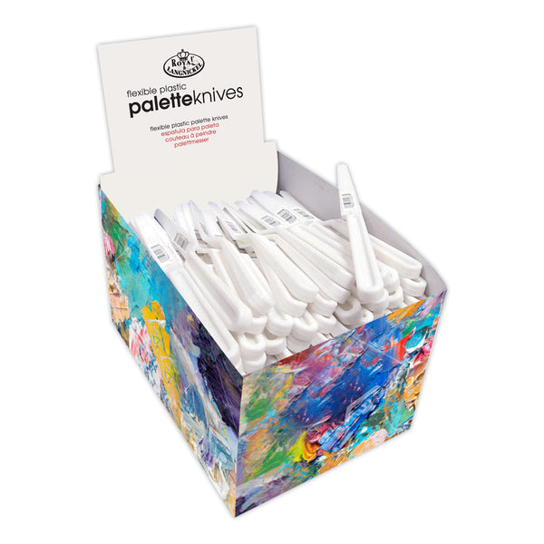 royal and langnickel RD32-144 | Flexible Plastic Palette Knife 144pc Assortment