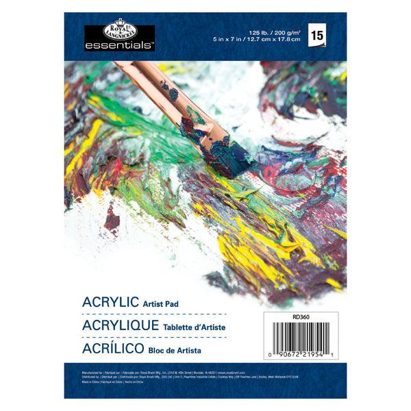 royal and langnickel RD360 | 5" x 7" Acrylic Paint Artist Pad