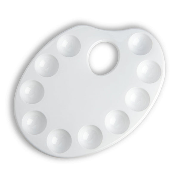 Royal And Langnickel RD42P | Essentials™ Oval 10-Well Paint Palette