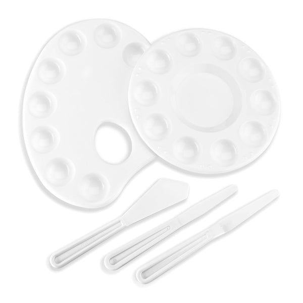 Royal And Langnickel RD45 | Essentials™ 5pc Paint Palette & Knife Set