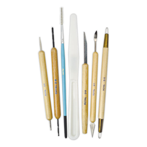 royal and langnickel RD50 | 7pc Assorted Ceramic/Pottery Tool Set