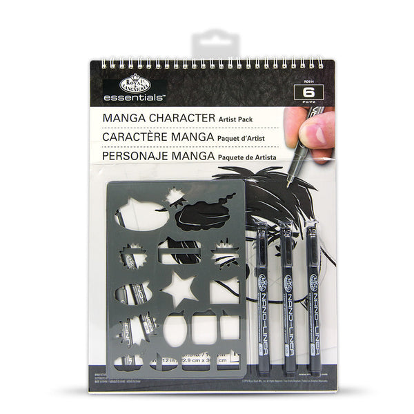 royal and langnickel RD514 | Manga Character Artist Pack - 6pc