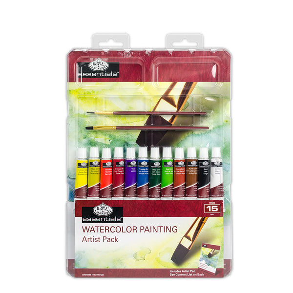 royal and langnickel RD552 | Watercolor Painting Artist Pack - 15pc