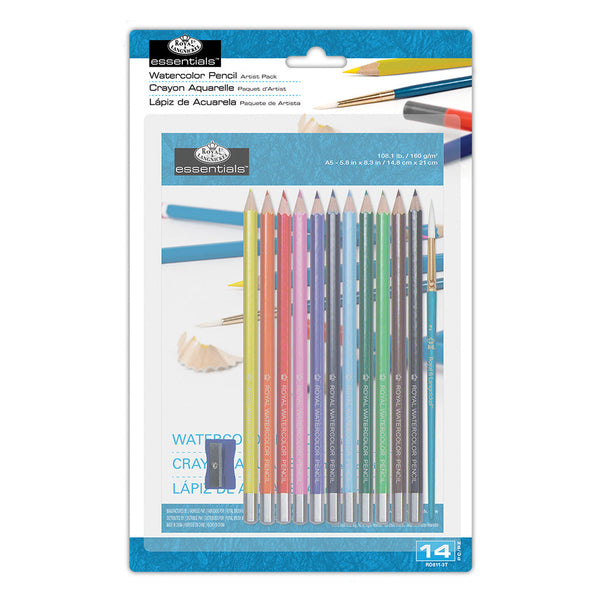 royal and langnickel RD811 | Watercolor Pencil Artist pack - 14pc