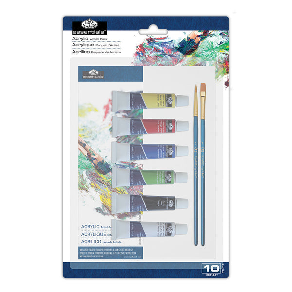 Royal And Langnickel RD814 | Acrylic Artist Pack - 10pc