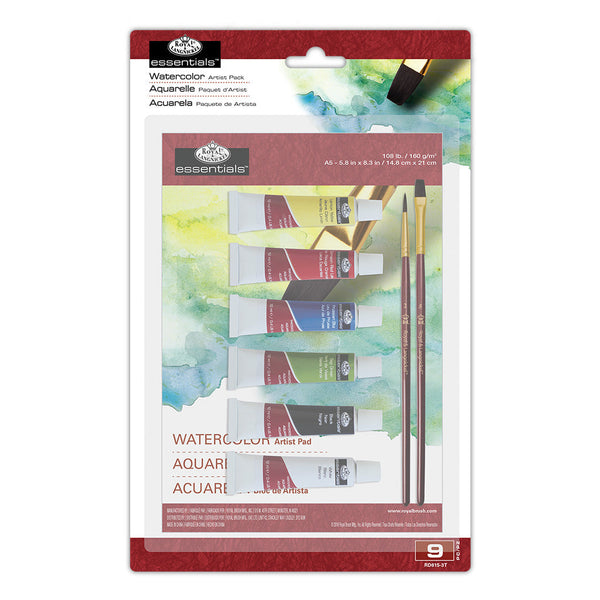 Royal And Langnickel RD815 | Watercolor Artist Pack - 9pc